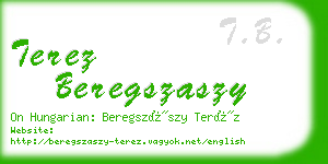 terez beregszaszy business card